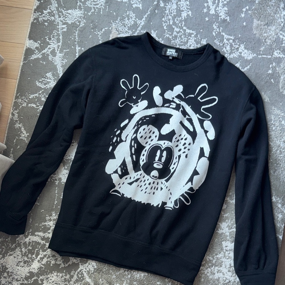 Comme des Garçons Micky Mouse crew neck sweatshirt